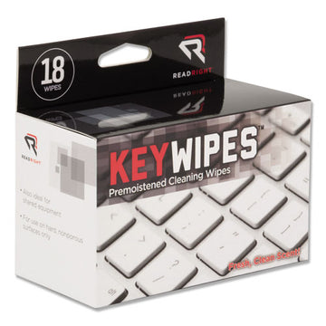 Read Right® Keywipes Keyboard Wet Wipes, 5 X 6.88, 18-box freeshipping - TVN Wholesale